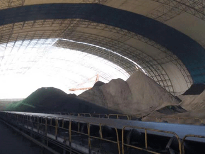 叶城煤棚料仓网架